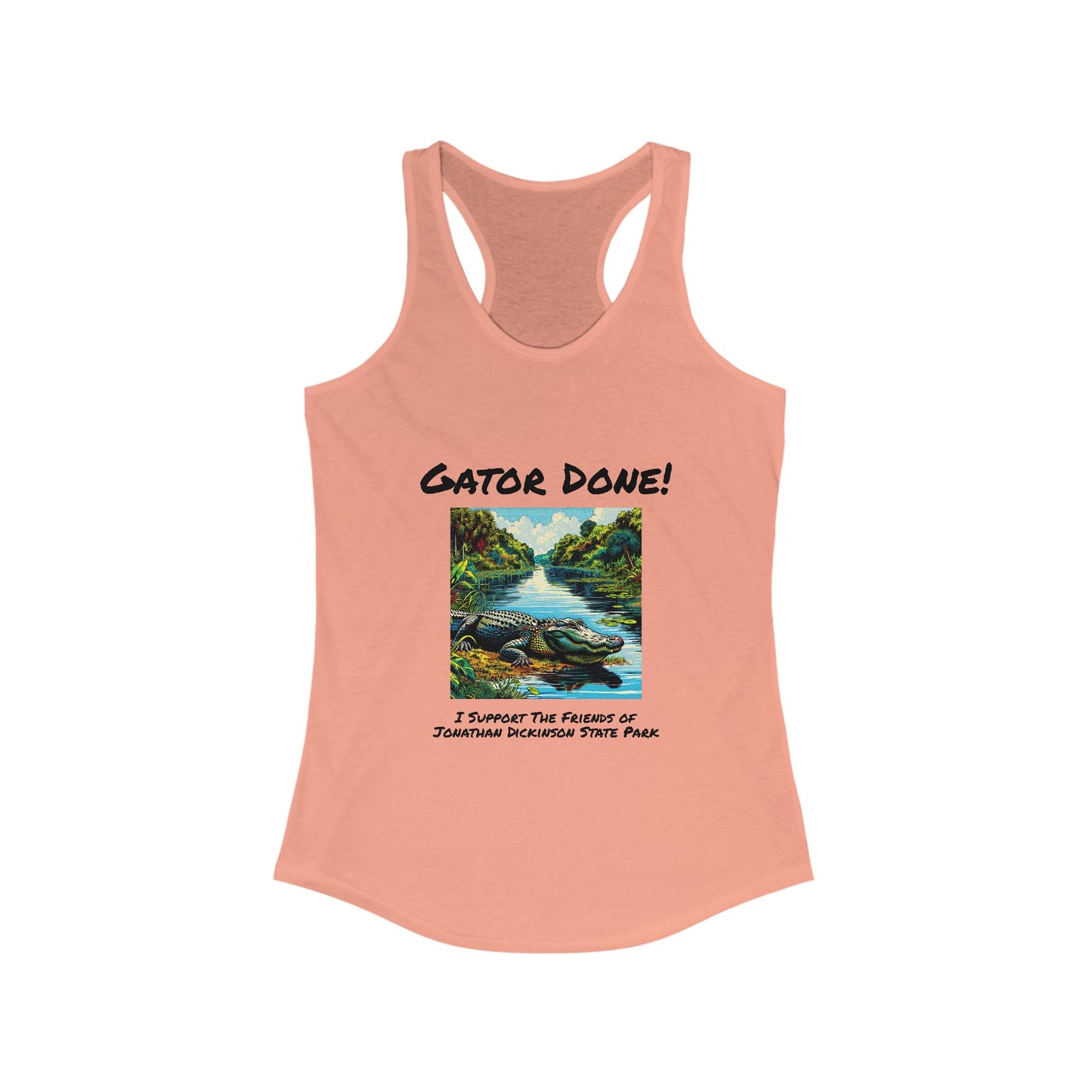 Gator Done - Ideal Racerback Tank