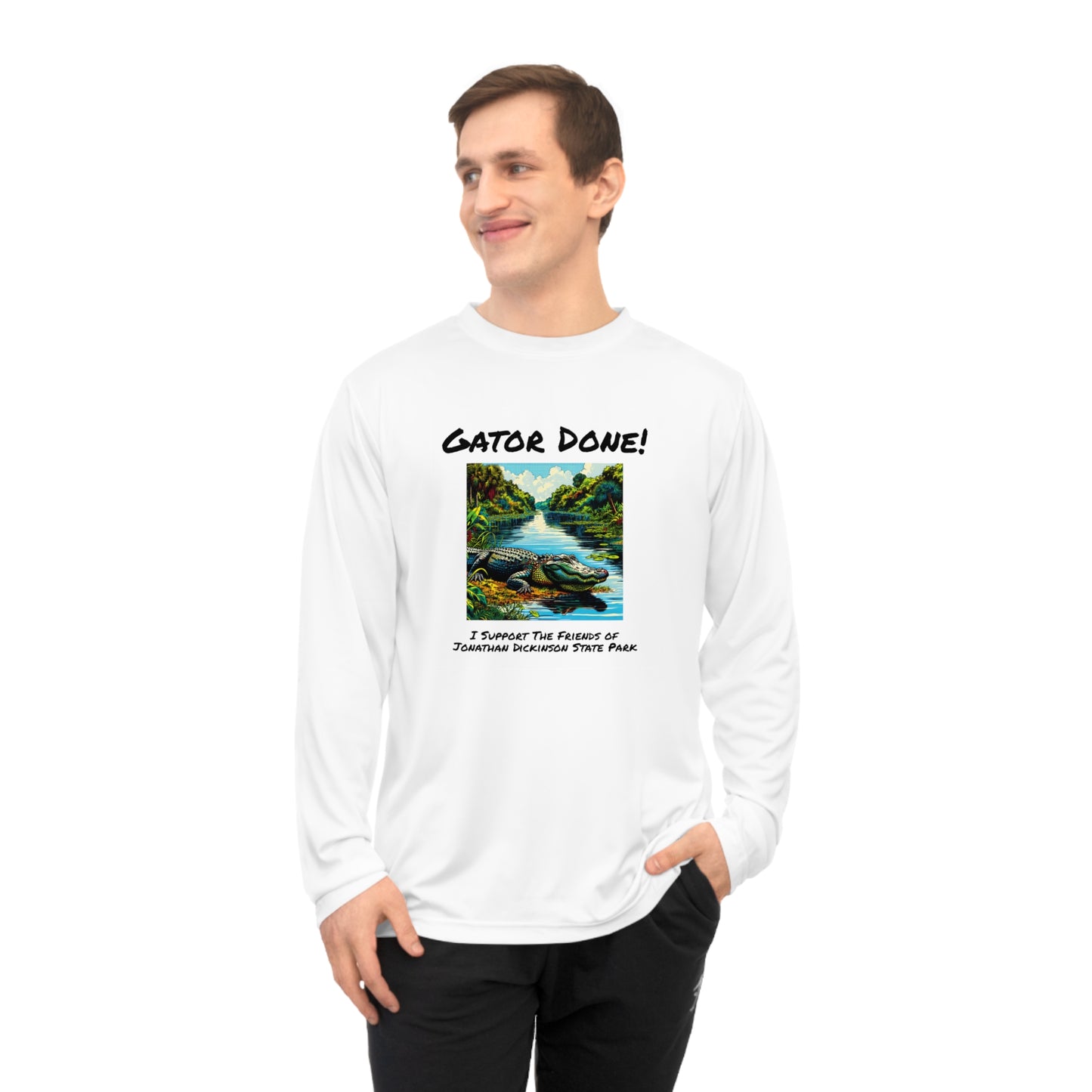 Gator Done - Unisex Performance Long Sleeve Shirt