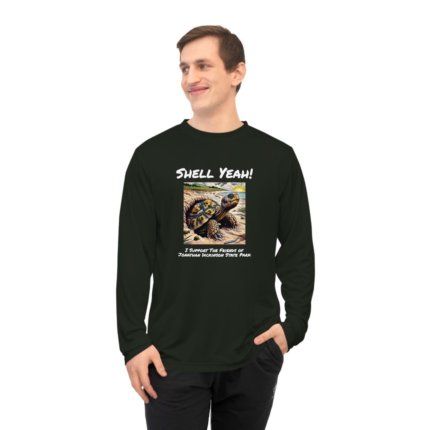 Shell Yeah - Unisex Performance Long Sleeve Shirt