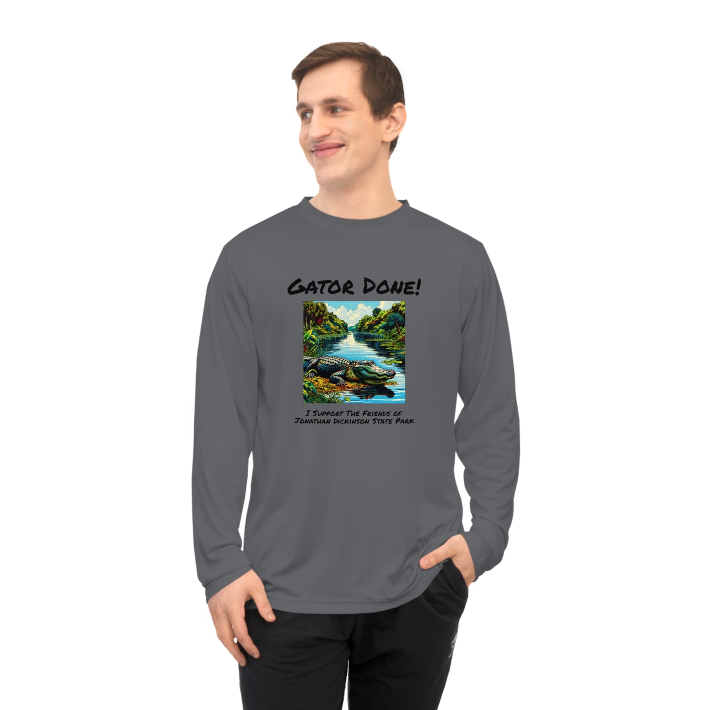 Gator Done - Unisex Performance Long Sleeve Shirt