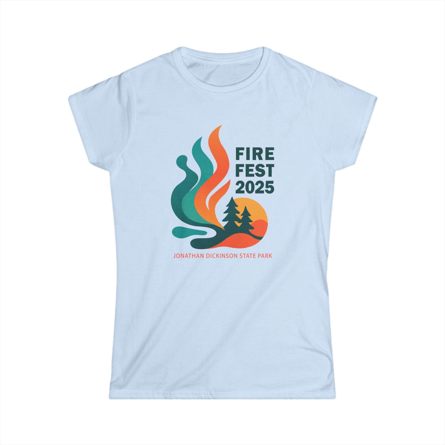 FireFest 2025 — Women's Softstyle Tee